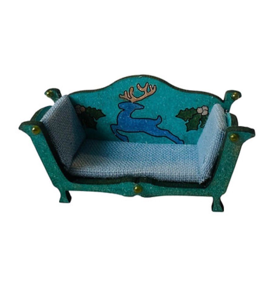 Christmas holly (reindeer) 2 SEATER SOFA  1/48 scale KIT