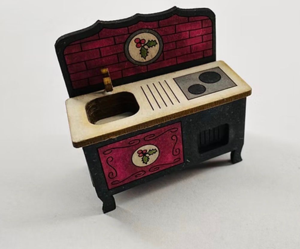 HOLLY OVEN & SINK 1/48 scale KIT