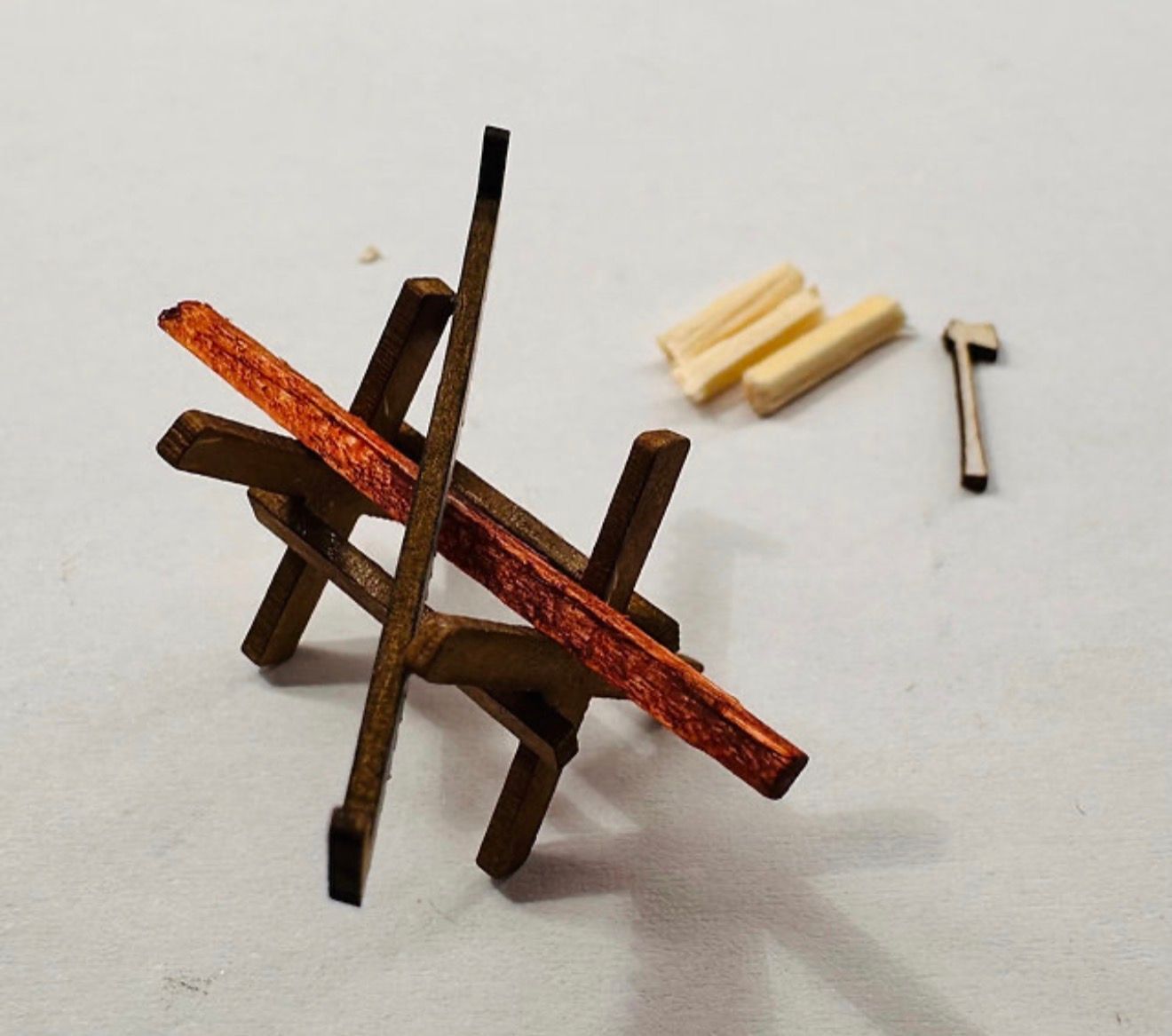FINNISH WOODCUTTING BENCH 1/48 scale KIT