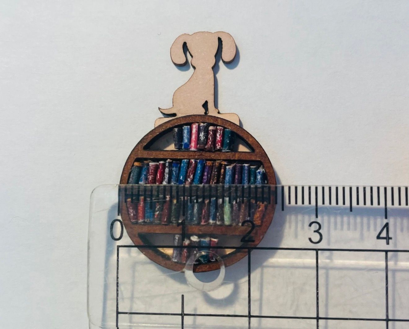 DOG FULL MOON WALL SHELVES 1/48 scale KIT