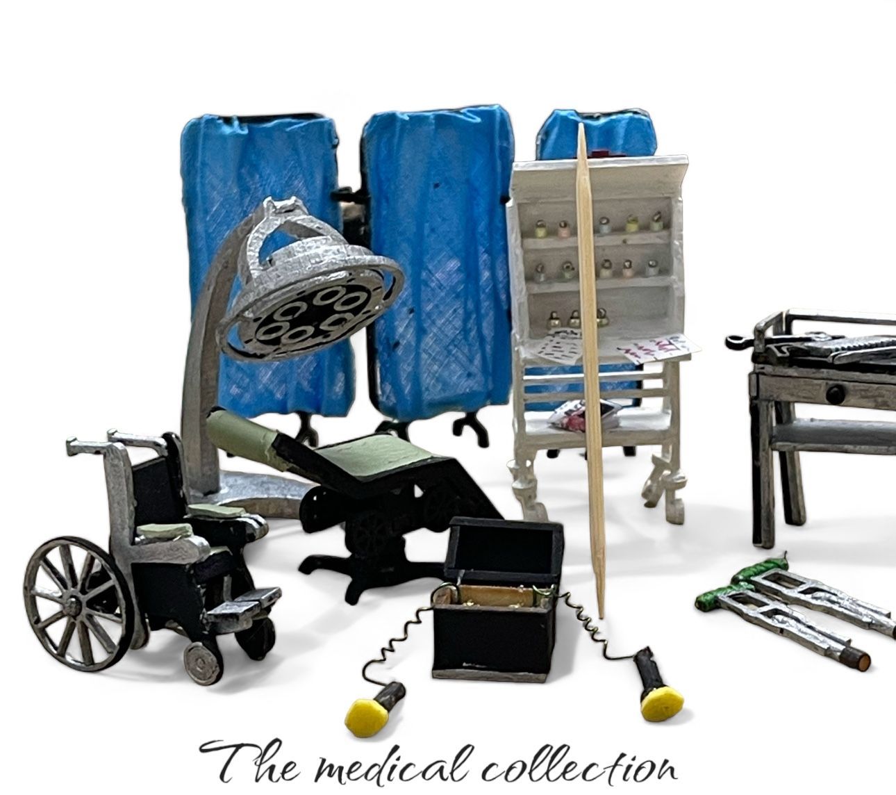 MEDICAL COLLECTION MEDICINE TROLLEY 1/48 scale KIT