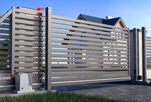 Outside view of an automatic gate for a residential home in Ballarat, VIC.