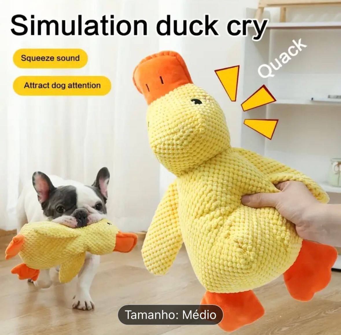 Brinquedo Pato com apito