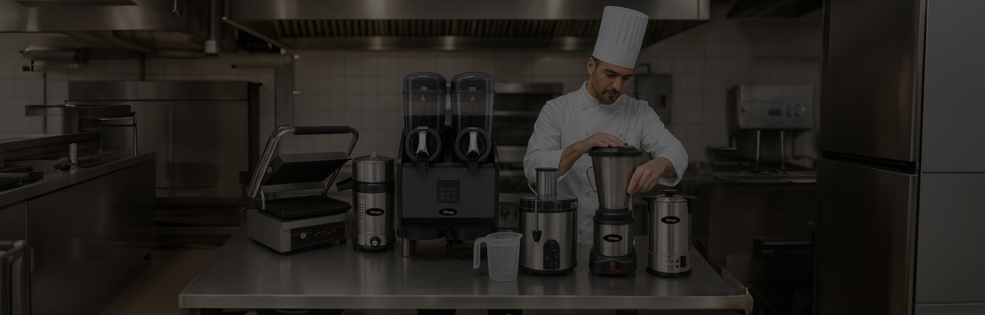 Imagen de electromotores en una cocina profesional