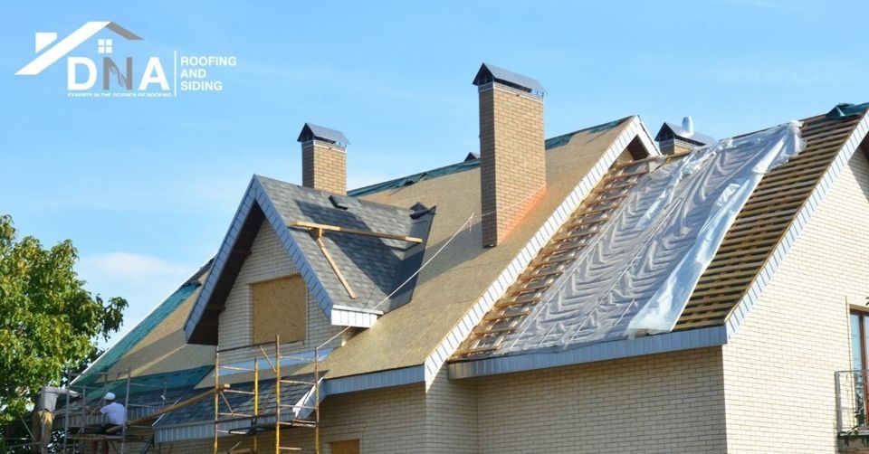 Roofing Installed On Multi Gabled House