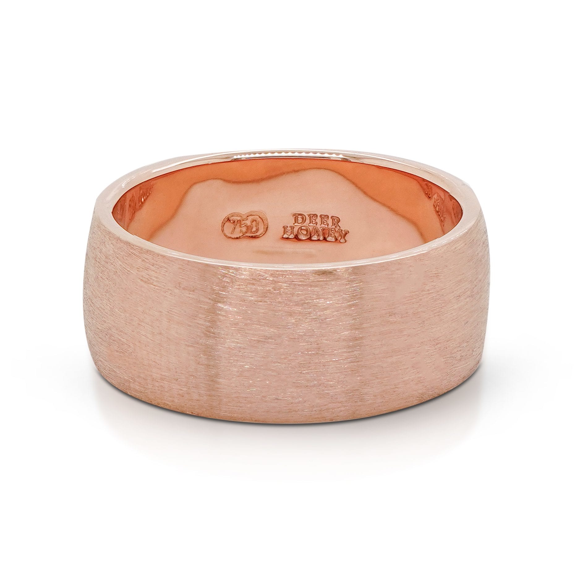 18K Rose Gold Band — Burleigh, QLD — Deer Honey Jewellery 18K Rose Gold Band — Burleigh, QLD — Deer Honey Jewellery