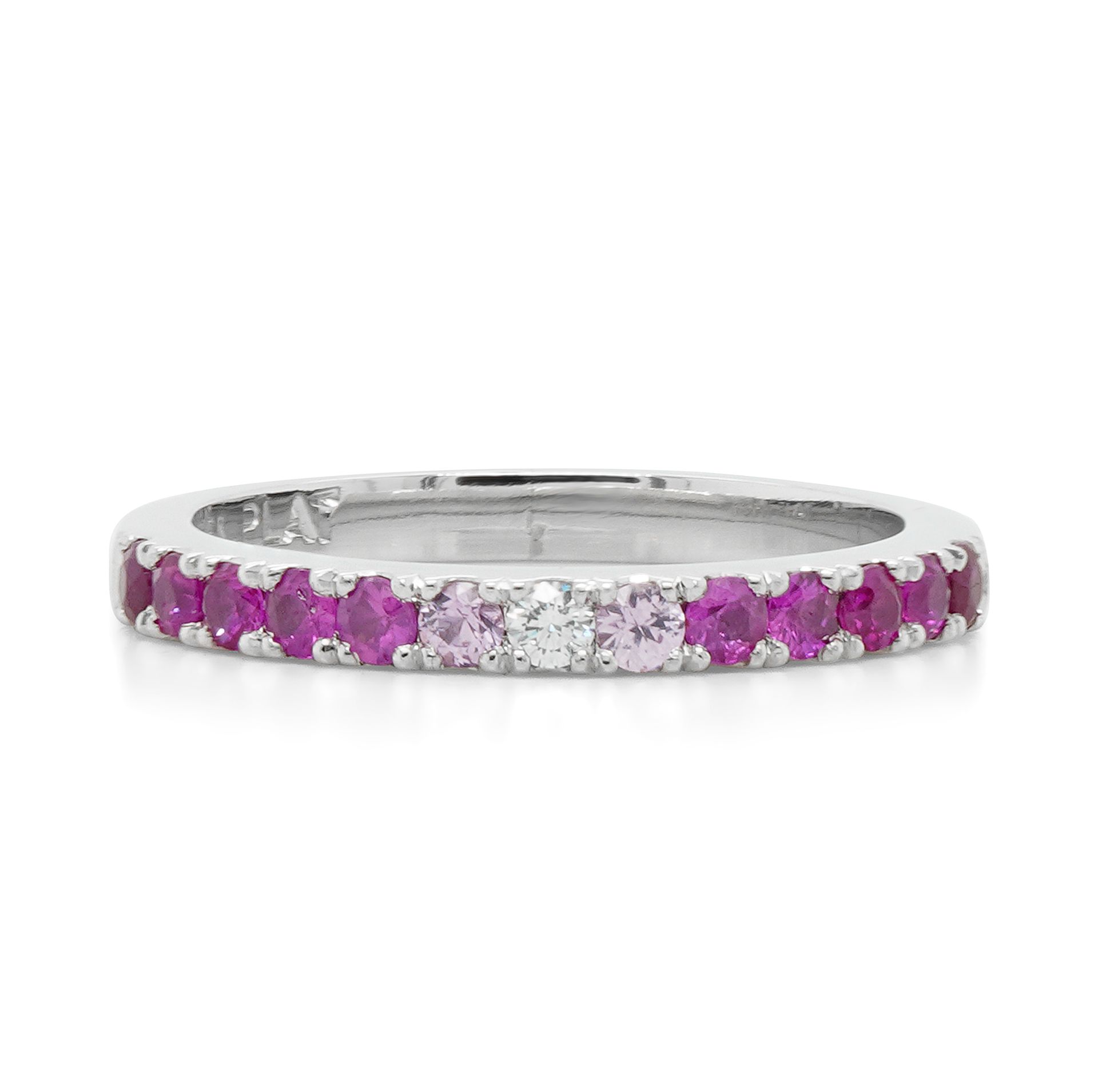 Pink sapphrie and ruby ring — Burleigh, QLD — Deer Honey Jewellery