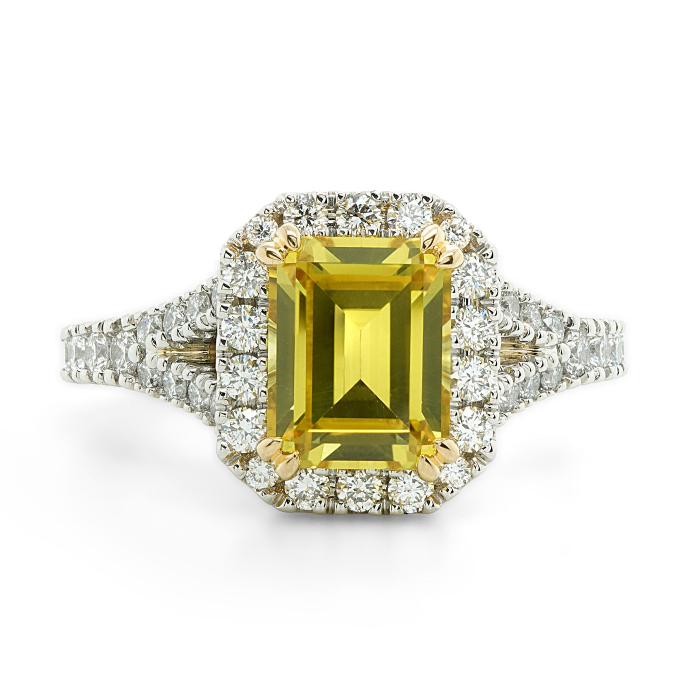 Yellow sapphire and Diamond Ring — Burleigh, QLD — Deer Honey Jewellery Yellow Sapphire and Diamond Ring — Burleigh, QLD — Deer Honey Jewellery