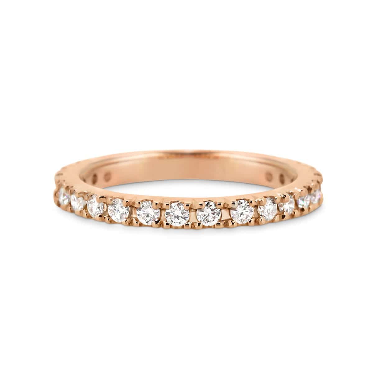 Rose gold Diamond Wedding Band — Burleigh, QLD — Deer Honey Jewellery Rose gold Diamond Wedding Band — Burleigh, QLD — Deer Honey Jewellery