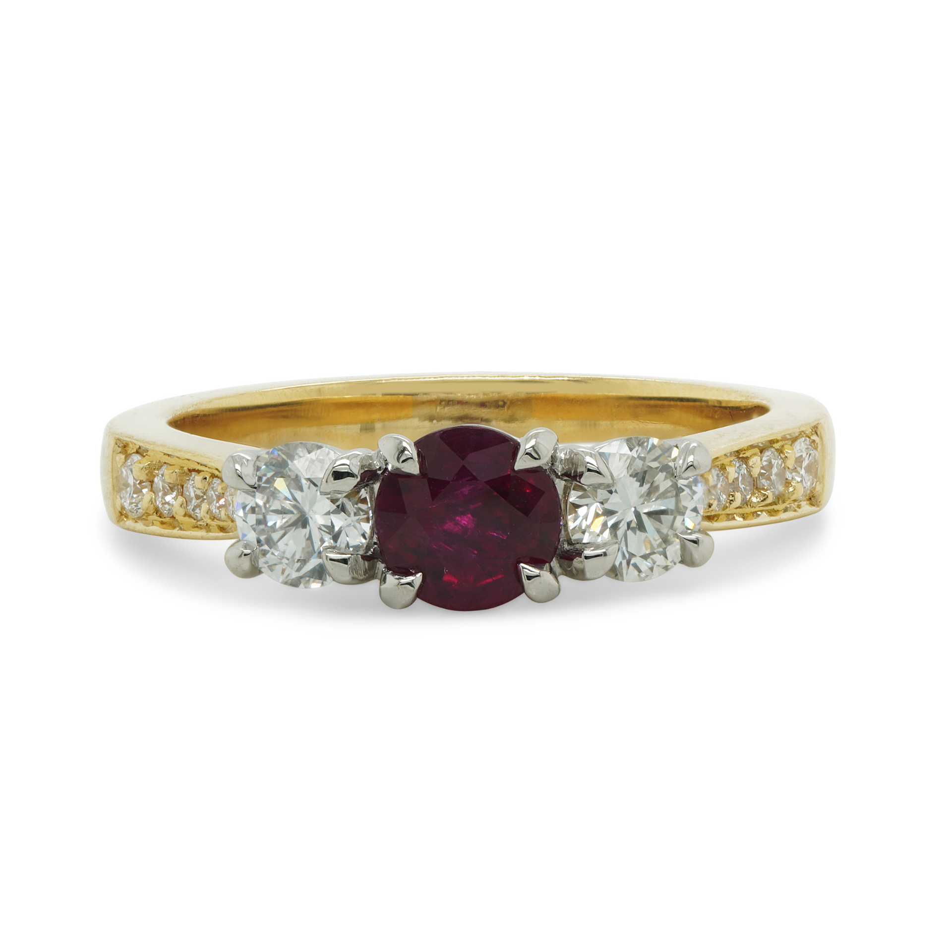 Ruby and Diamond Ring— Burleigh, QLD — Deer Honey Jewellery
