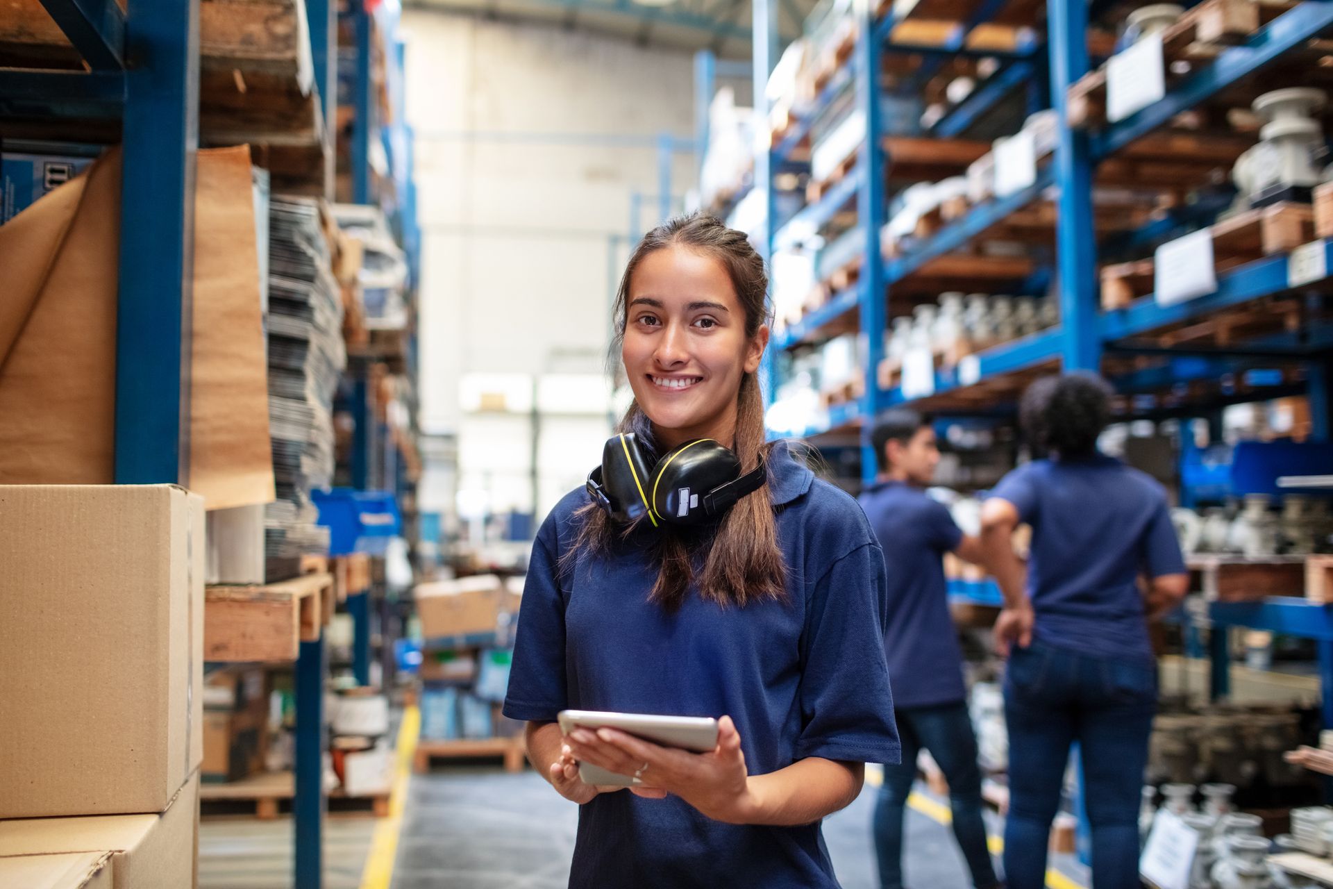 Woman On The Warehouse — Los Angeles, CA — Reliable Resources Inc.