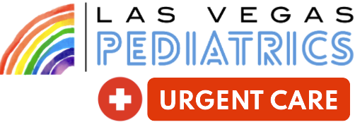 Logo for Las Vegas Pediatrics, a medical facility offering urgent care.