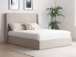 wooden bed