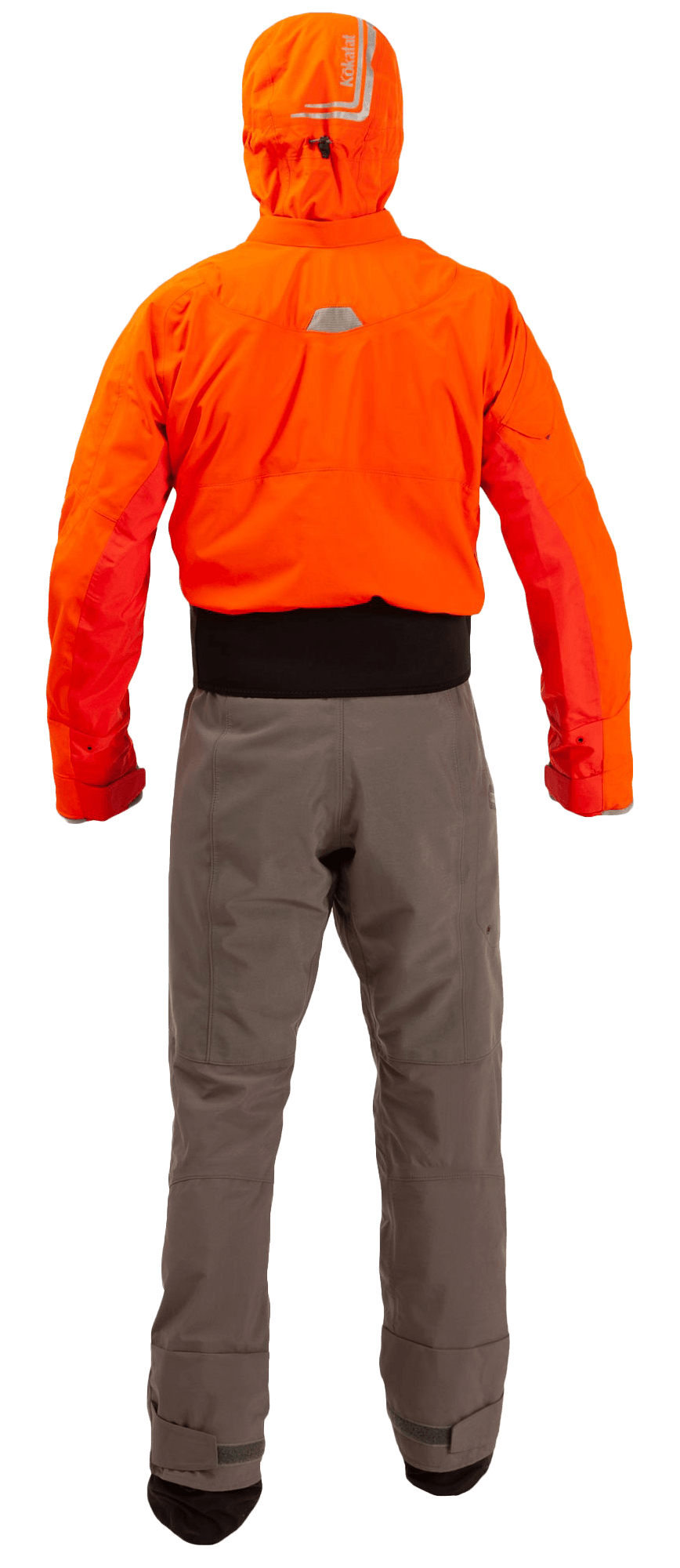 kokatat odyssey dry suit tangerine back