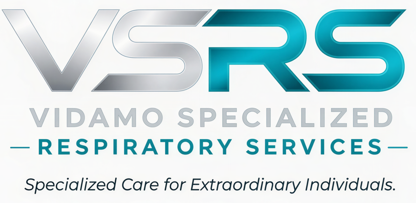 Hexagonal teal and bronze VSRS logo with stylized tree branches and metallic letters