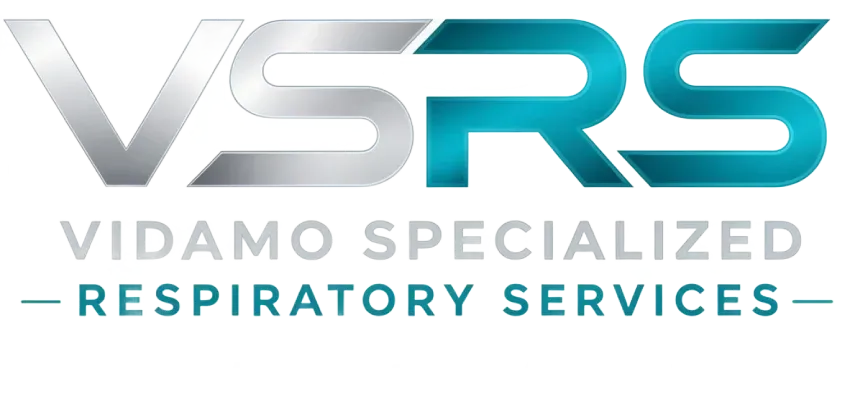 Hexagonal teal and bronze VSRS logo with stylized tree branches and metallic letters