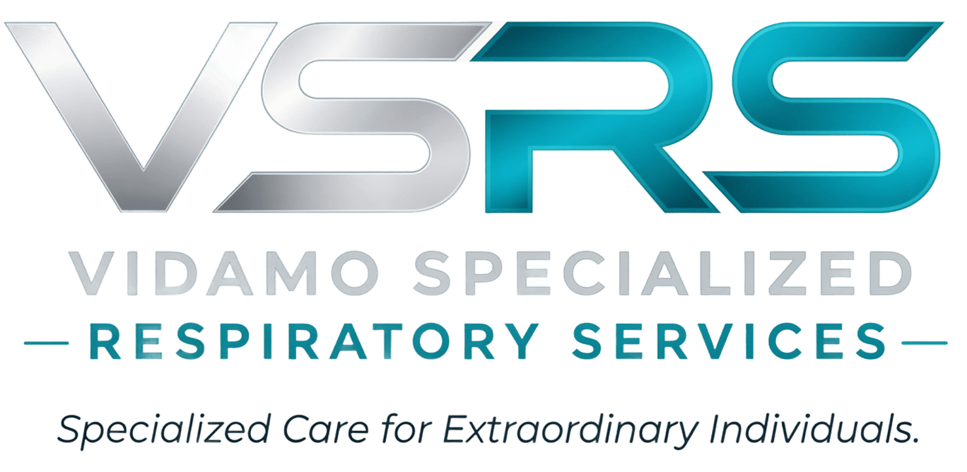 Hexagonal teal and bronze VSRS logo with stylized tree branches and metallic letters