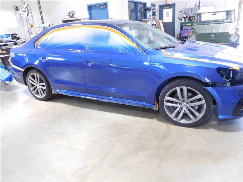 Fixed Blue Car - Cleves, OH - Dave Owens Auto Body
