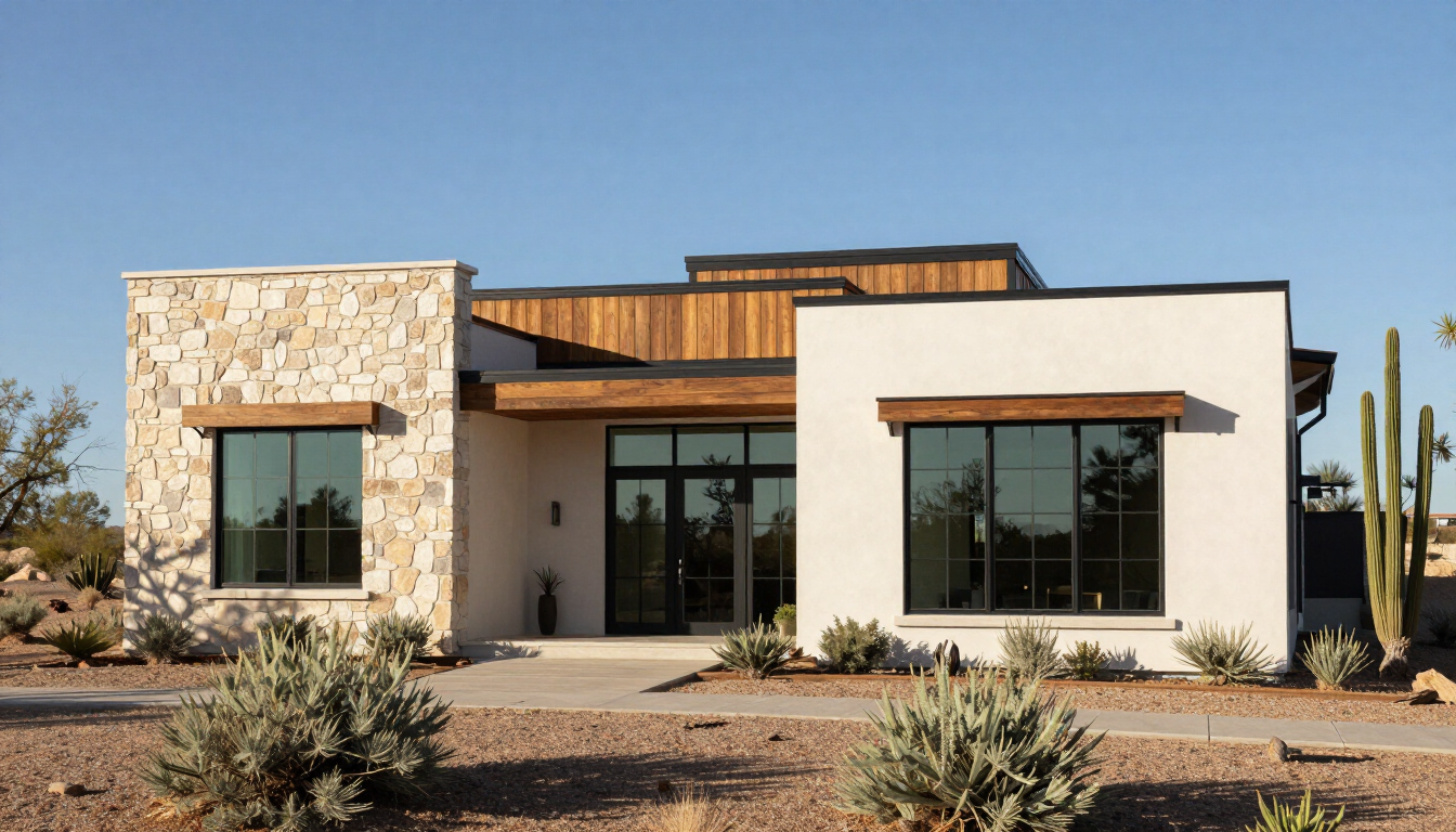 Modern home addition in Lubbock Texas showcasing seamless construction and design.