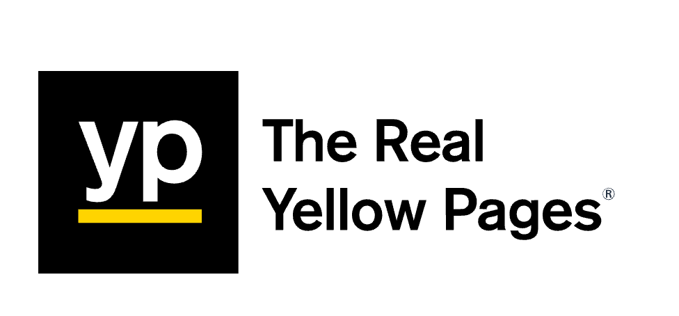 YP logo: black square with