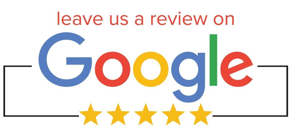 A google logo that says `` leave us a review on google ''