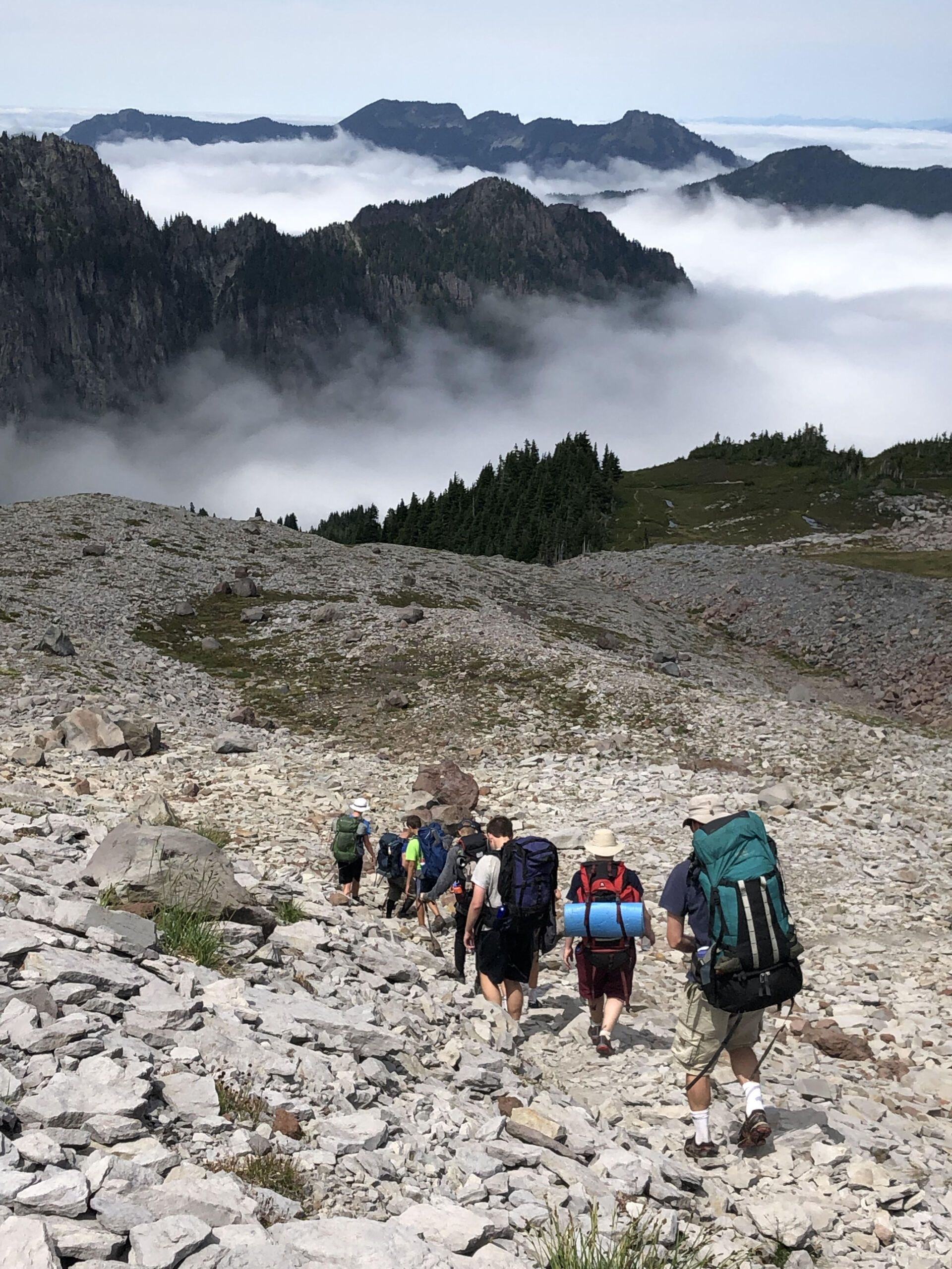 Backpacking in Mount Rainier National Park
