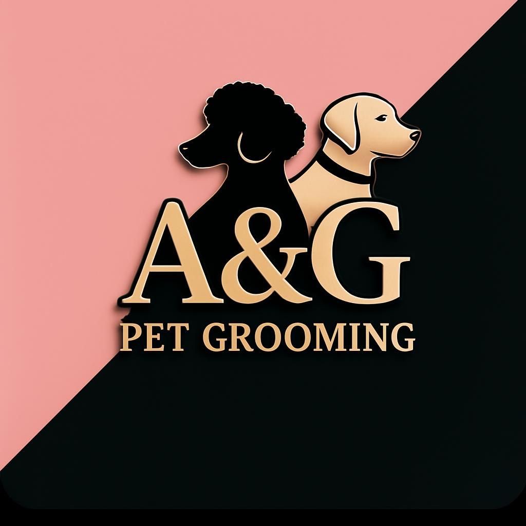Logo: Three dog profiles,