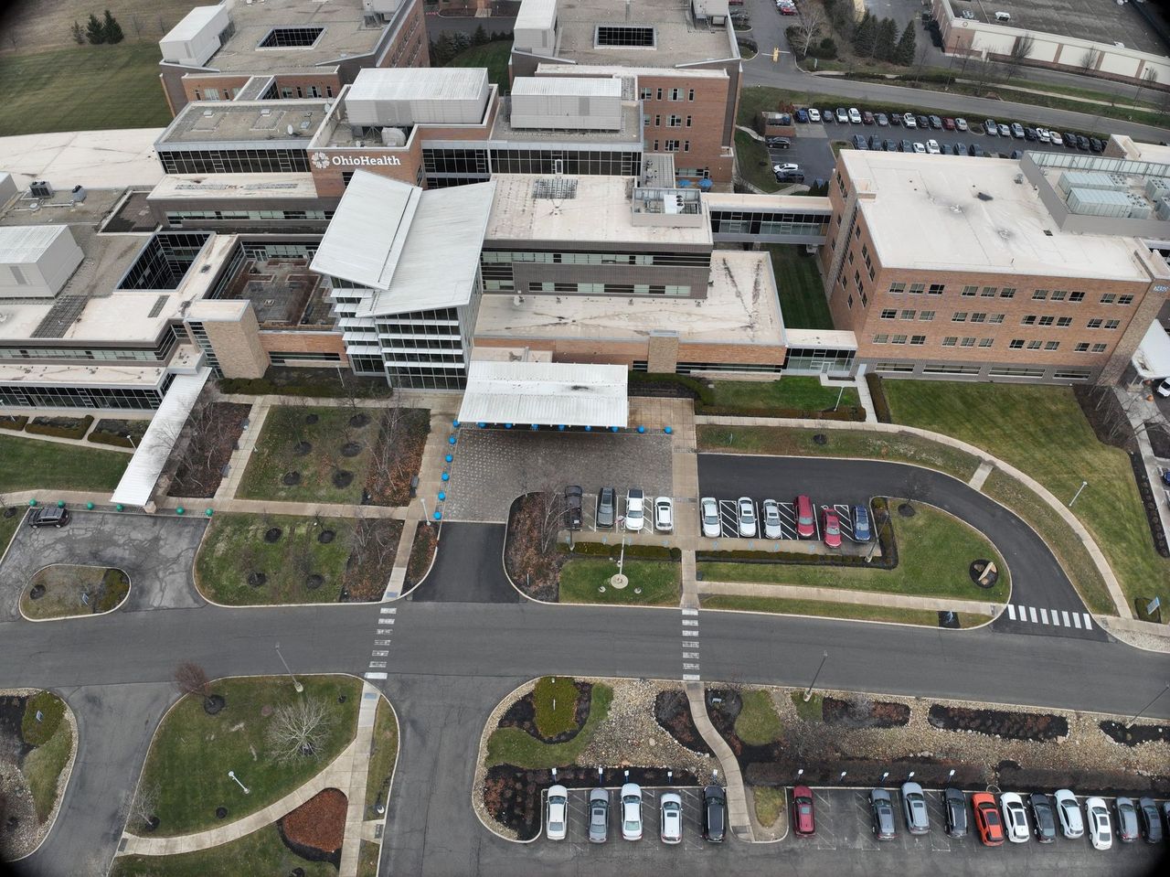 Processed mapping output from a Central Ohio campus — ARO Aerial