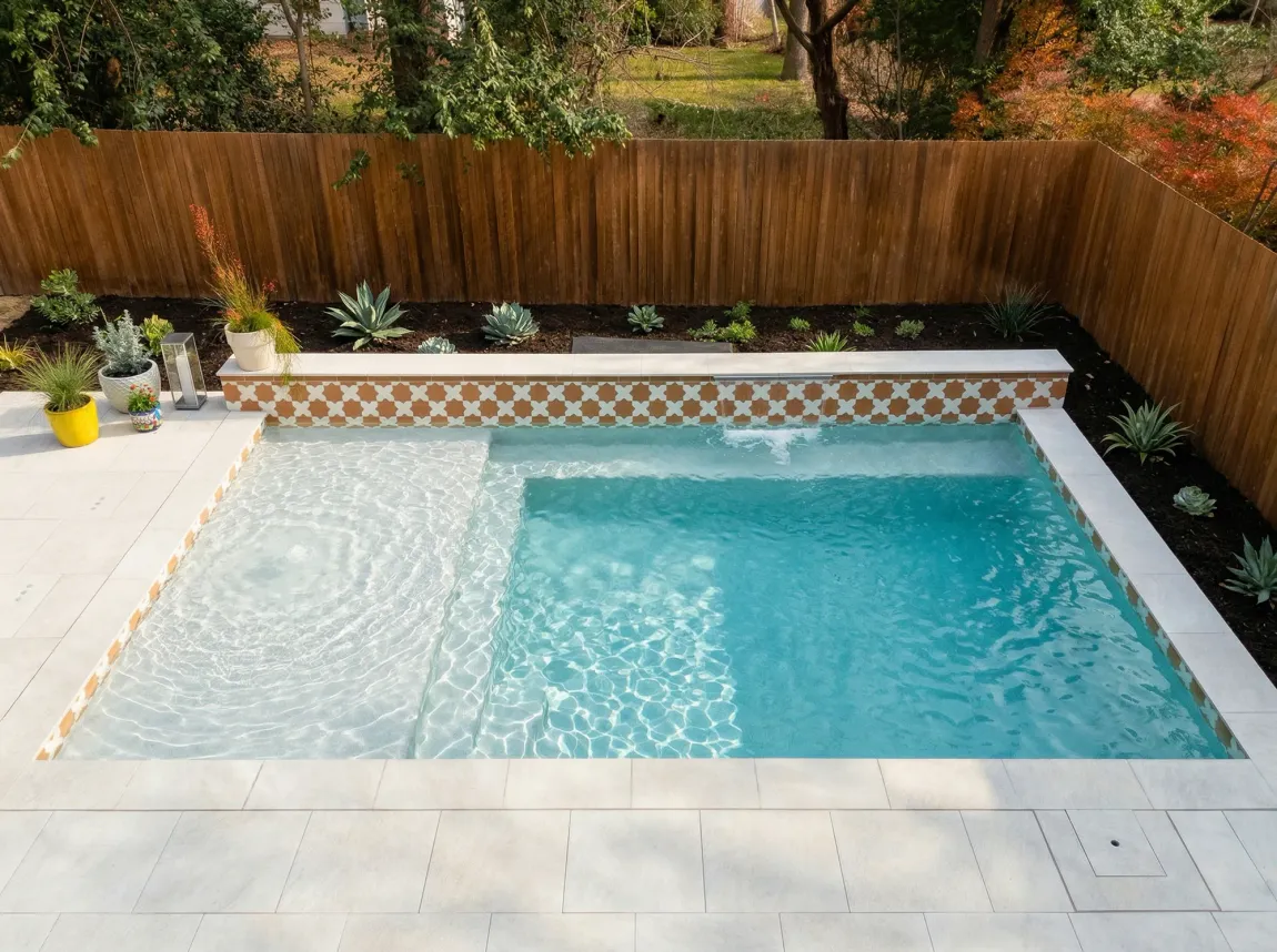 custom swimming pool by Clearform Pool Co., in Austin Texas