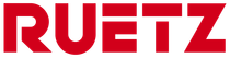 RUETZ logo in red