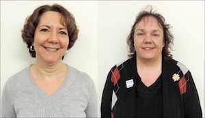 Evelyn Alessi and Carrie Flanagan-Watson