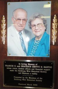 Francis and Beatrice (Betty) Bartoo