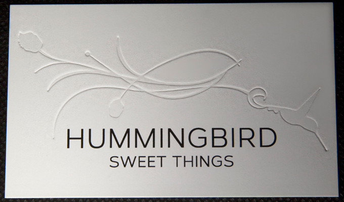 Debossed business cards design and print Auckland
