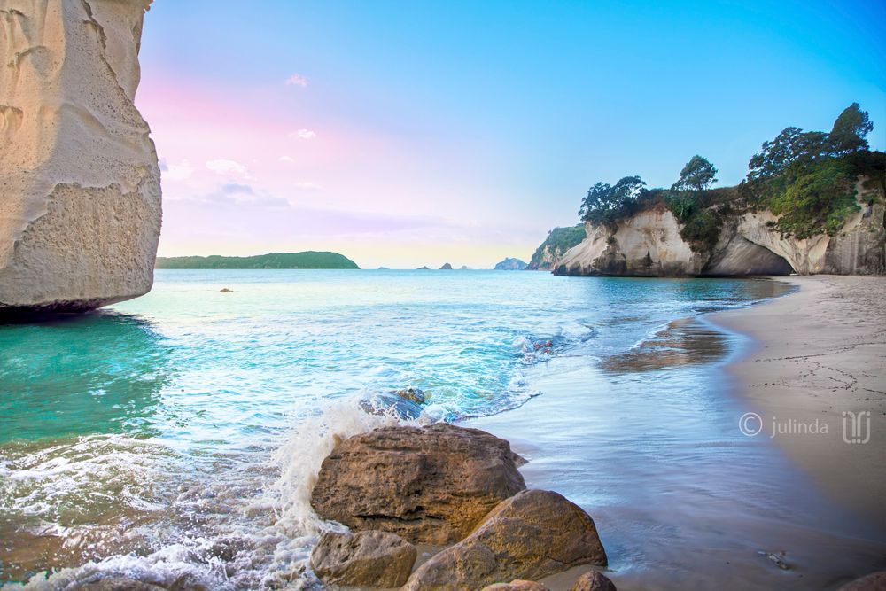 Cathedral Cove exterior photography from Julinda Photographer at Total Creative