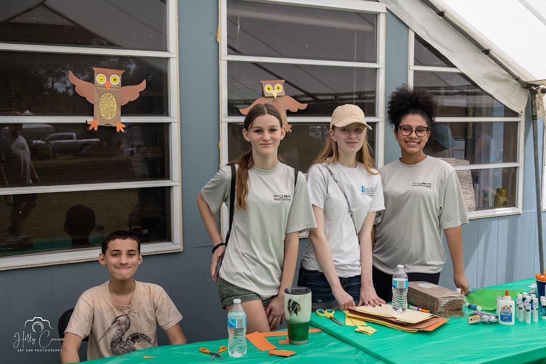 Volunteers at event