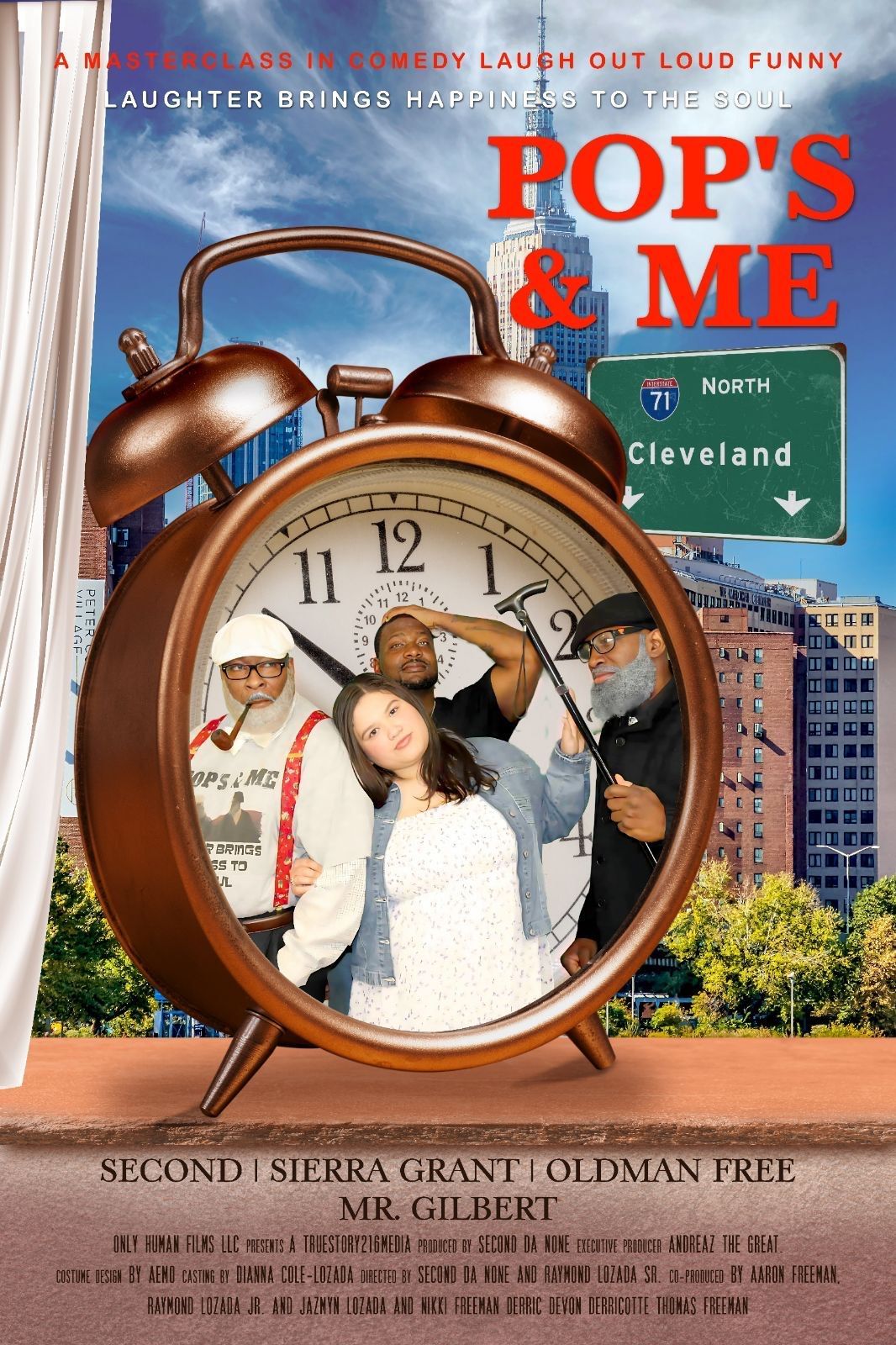 A poster for a movie called pop 's & me