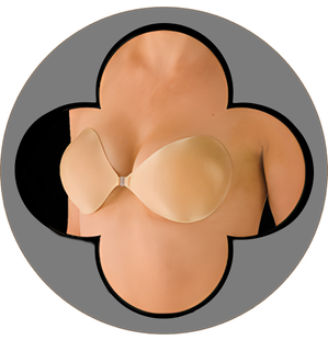 Strapless Backless Seamless Bras by Abracadabra Est 2005. Endorsed by celebrities. Re-usable.