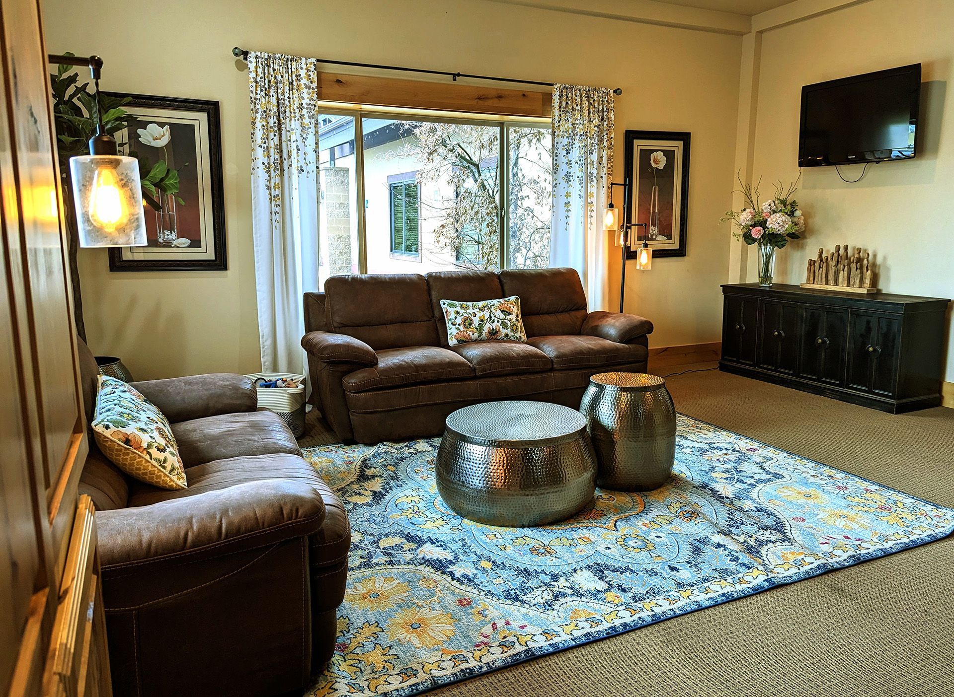 Sitting space in a Bell Tower Funeral Home facility