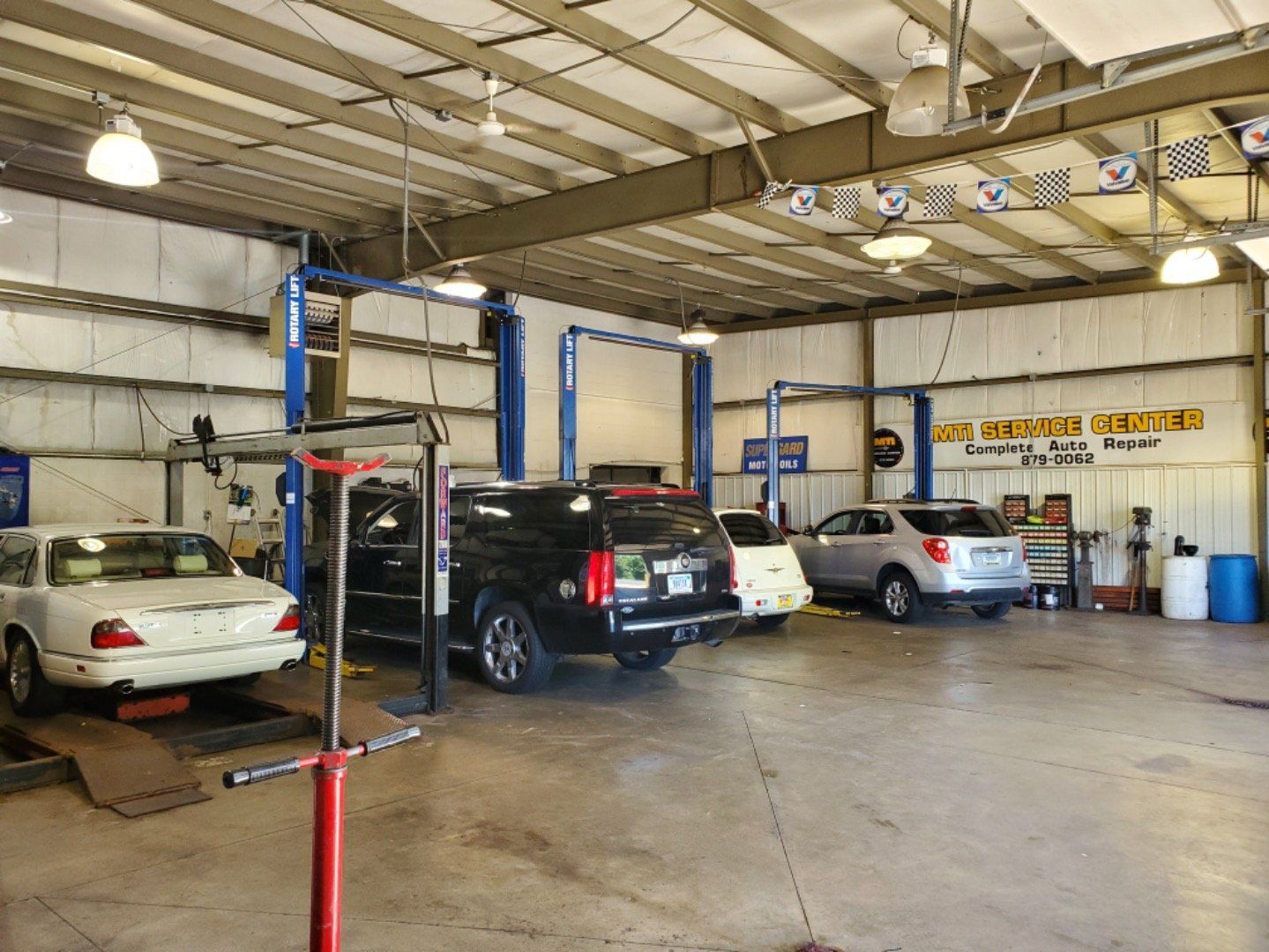 MTI Service Centers in Valparaiso, Chesterton, Crown Point, Michigan City, and Winfield, IN