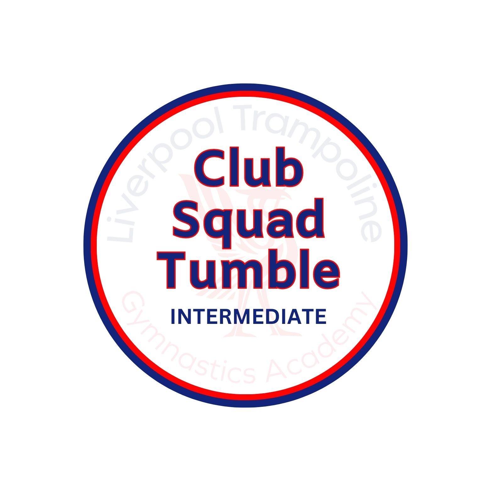 The logo for the club squad tumble intermediate gymnastics academy