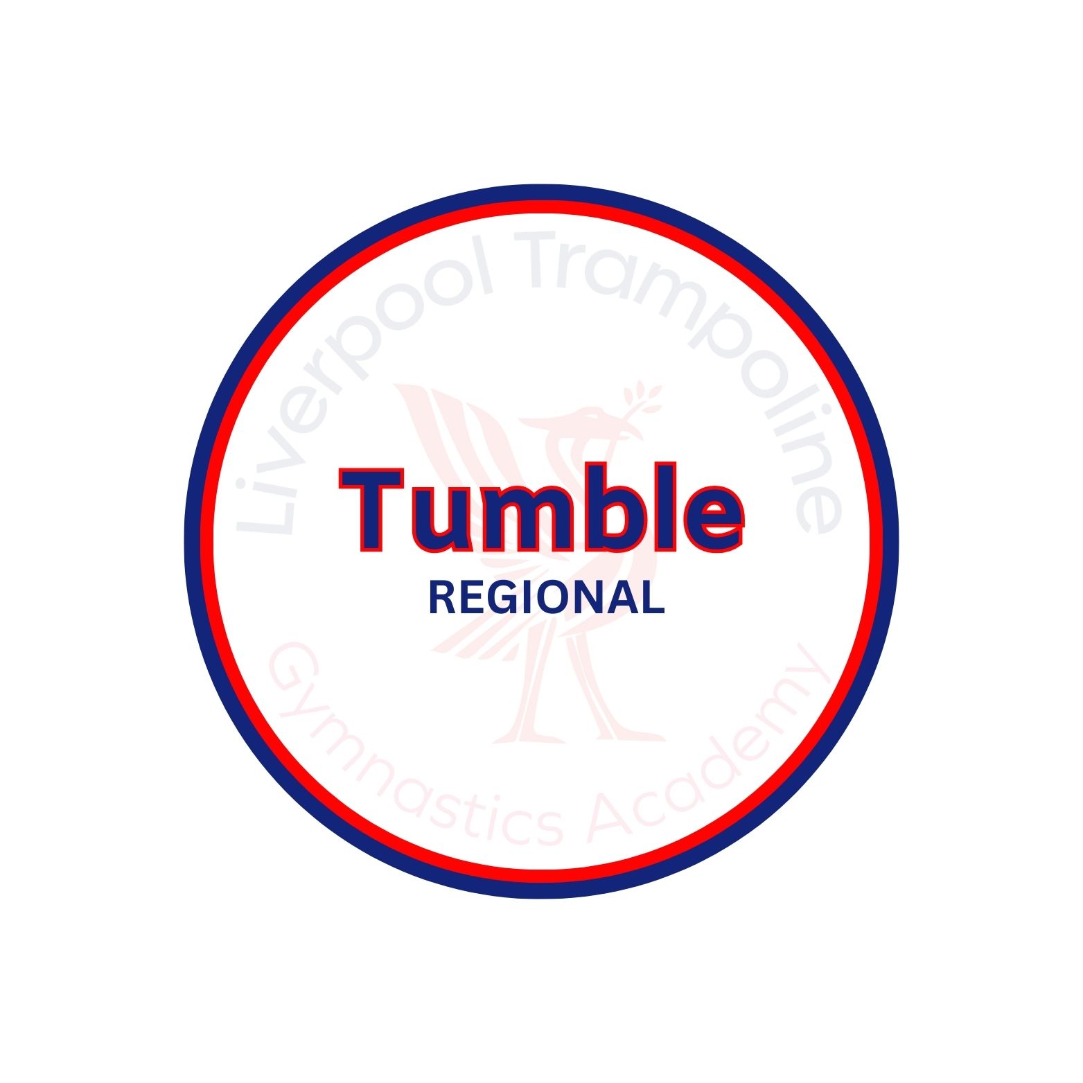 The logo for liverpool trampoline regional gymnastics academy