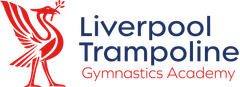 The logo for liverpool trampoline gymnastics academy