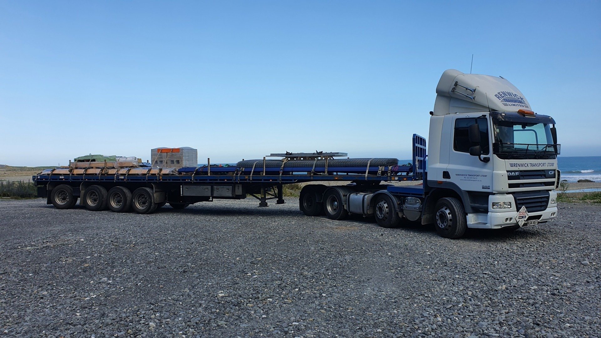 General Freight by Renwick Transport for the Nelson, Marlborough and Canterbury regions.