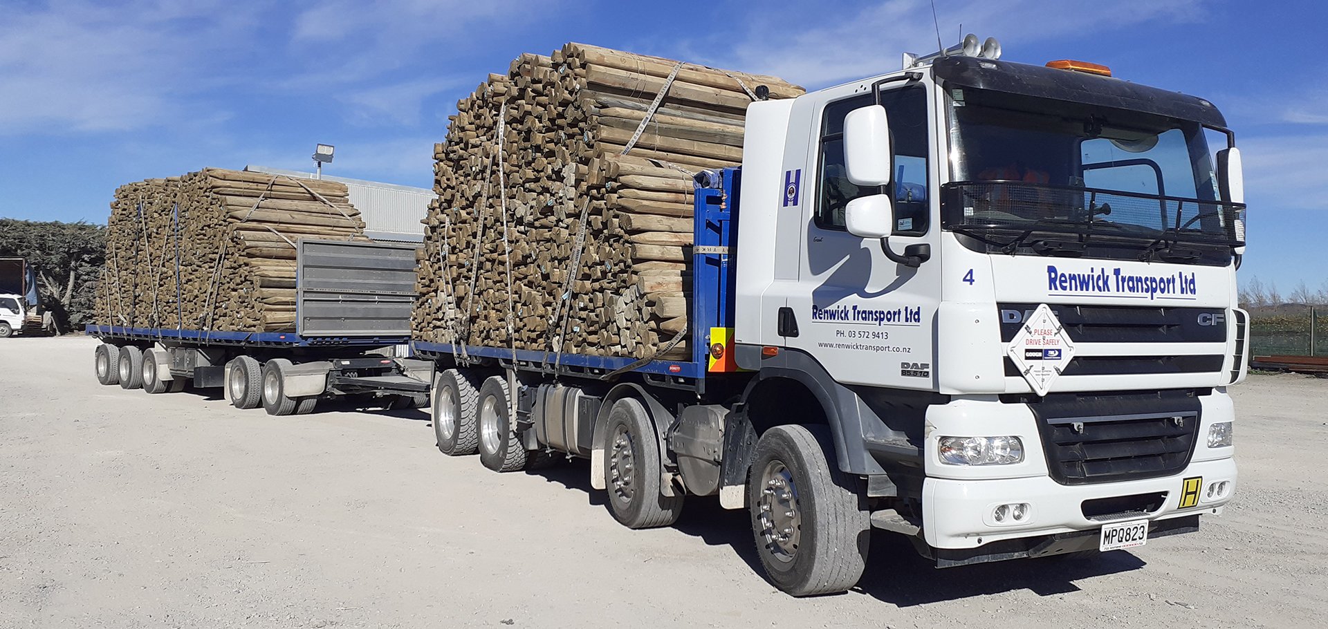 Renwick Transport for all your cartage requirements in Blenheim, Marlborough, New Zealand