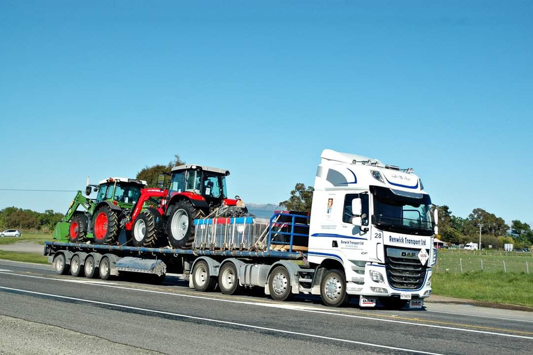 General Freight by Renwick Transport for the Nelson, Marlborough and Canterbury regions.