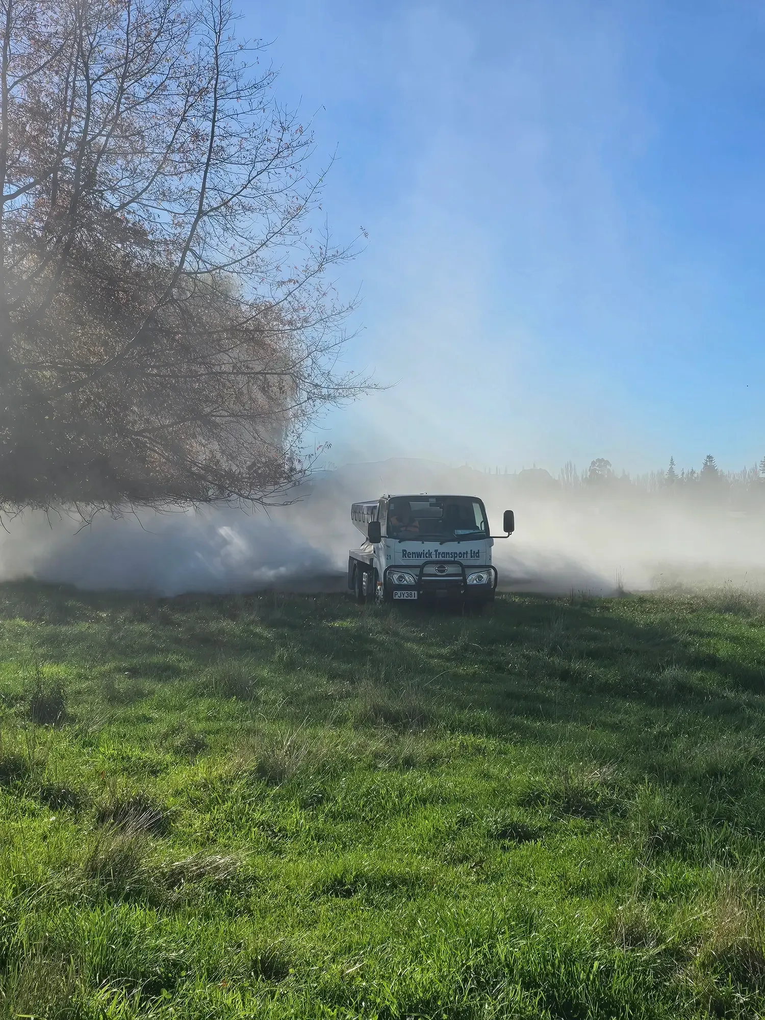 Fertiliser Spreading by Renwick Transport for the Nelson, Marlborough and Canterbury regions.
