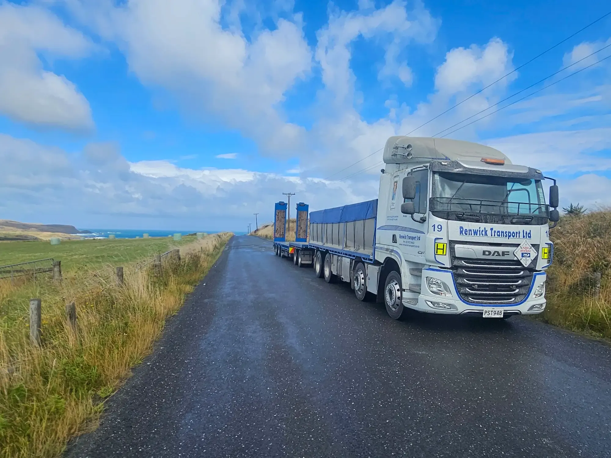 General Freight by Renwick Transport for the Nelson, Marlborough and Canterbury regions.