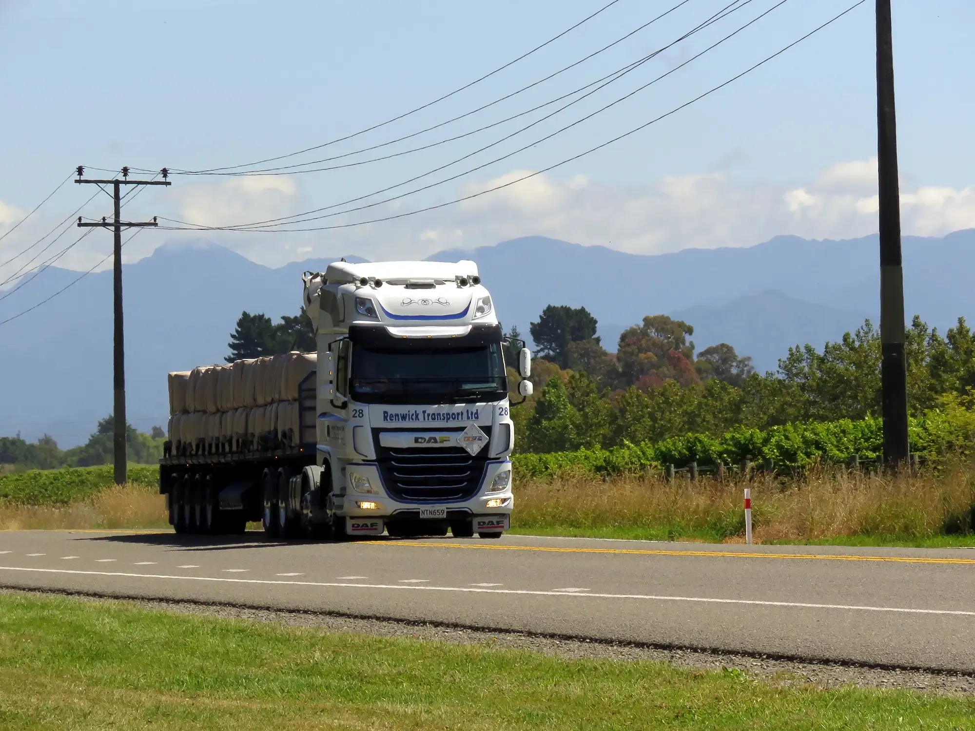 General Freight by Renwick Transport for the Nelson, Marlborough and Canterbury regions.