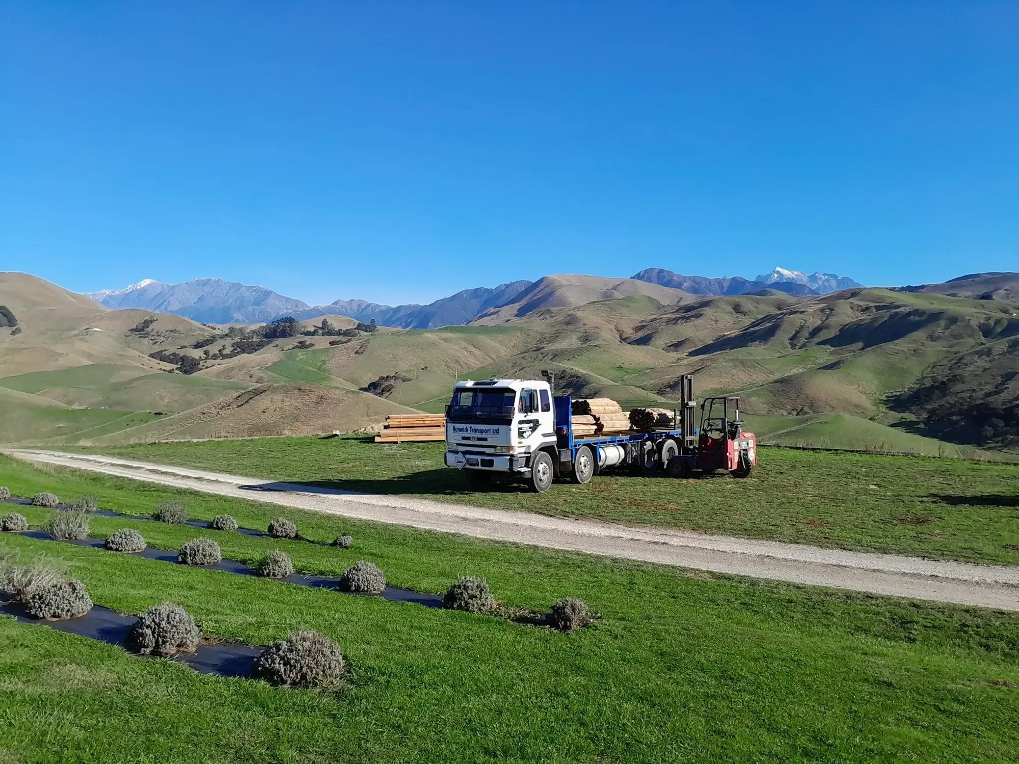 General Freight by Renwick Transport for the Nelson, Marlborough and Canterbury regions.