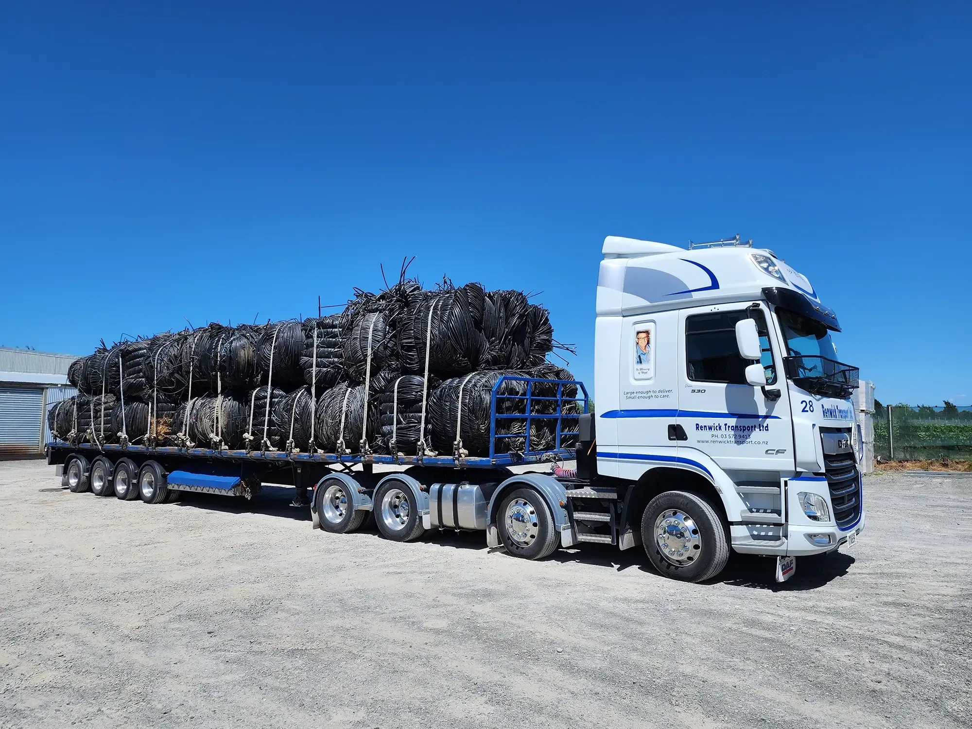 General Freight by Renwick Transport for the Nelson, Marlborough and Canterbury regions.